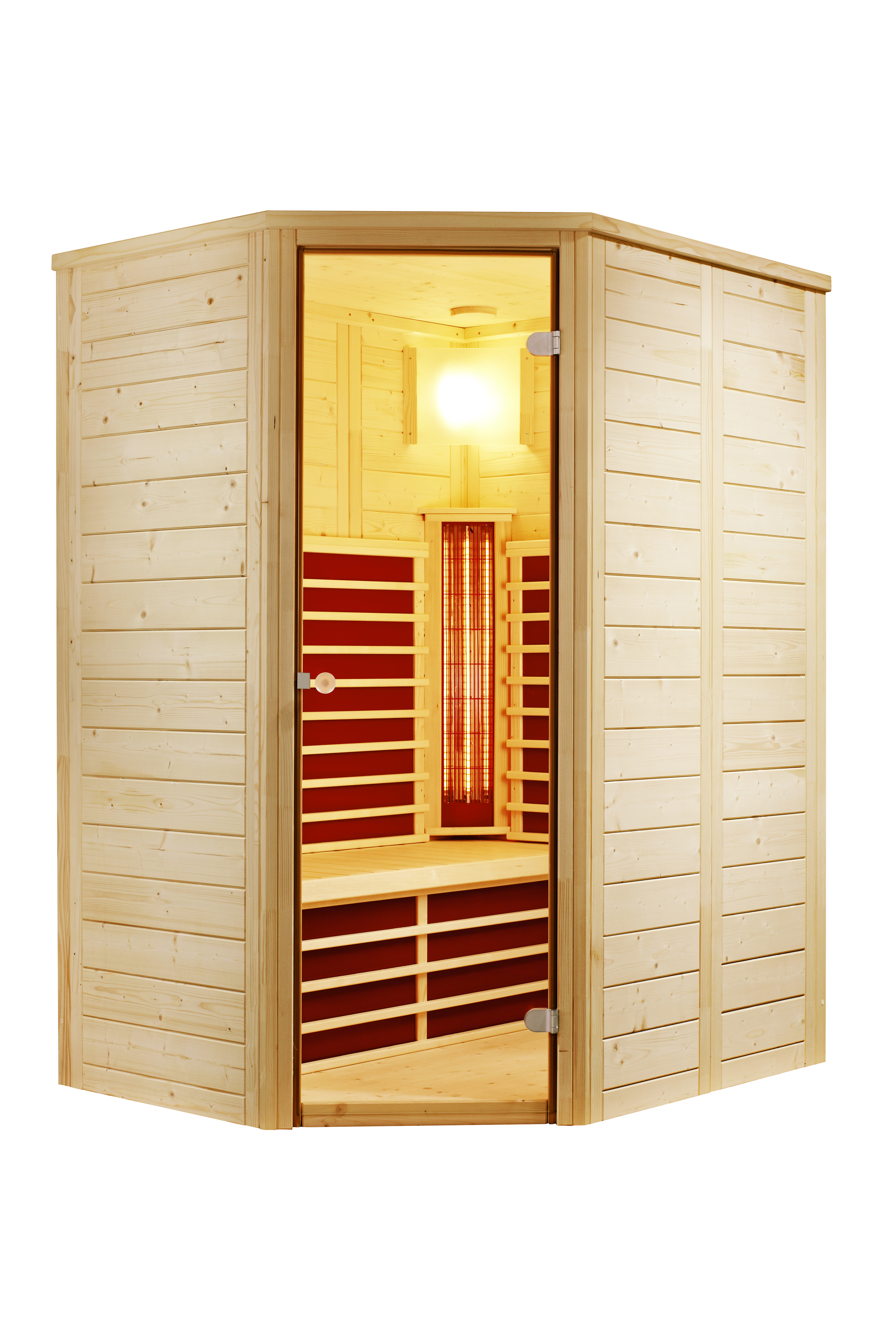 Infraworld Infrarotkabine TrioSol Natura 148 Ecke / 148 x 122 x 200 cm